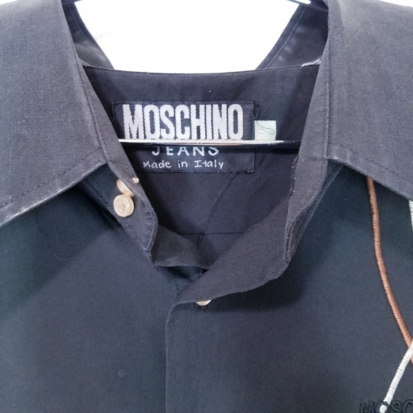 Moschino | Mens Short Sleeve Embroidered S… - Picture 5 of 9